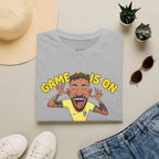 Soccer 'Game Is On' Graphic funny figure design  T‑Shirt