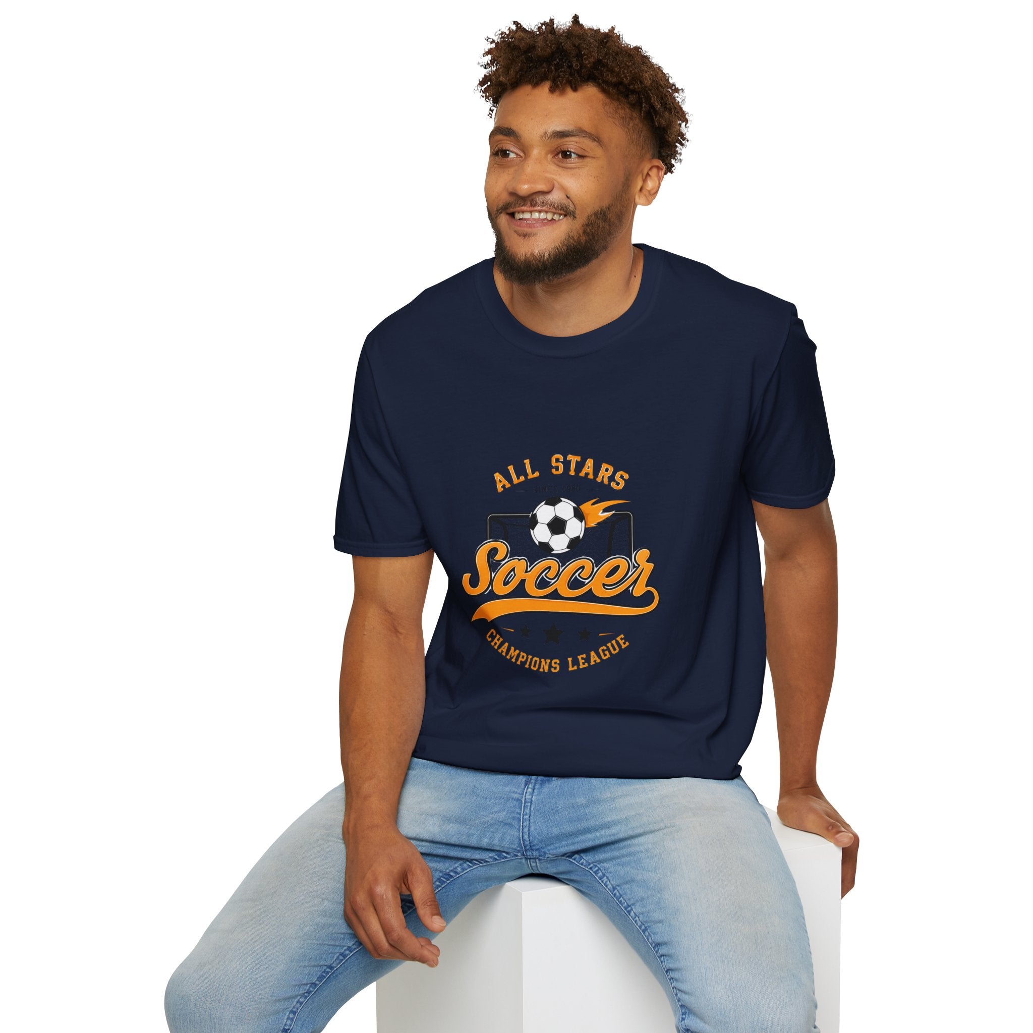 Soccer All Stars T-Shirt — Vintage Goal & Ball Sports Tee