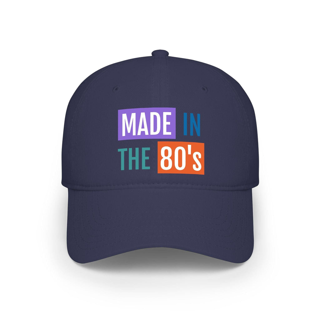 Made in the 80’s retro baseball cap design