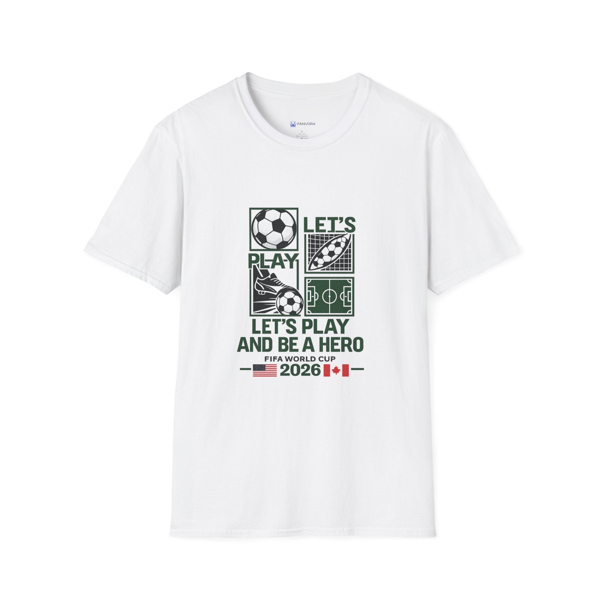 Soccer "Let's Play" T-Shirt — Fan Tee