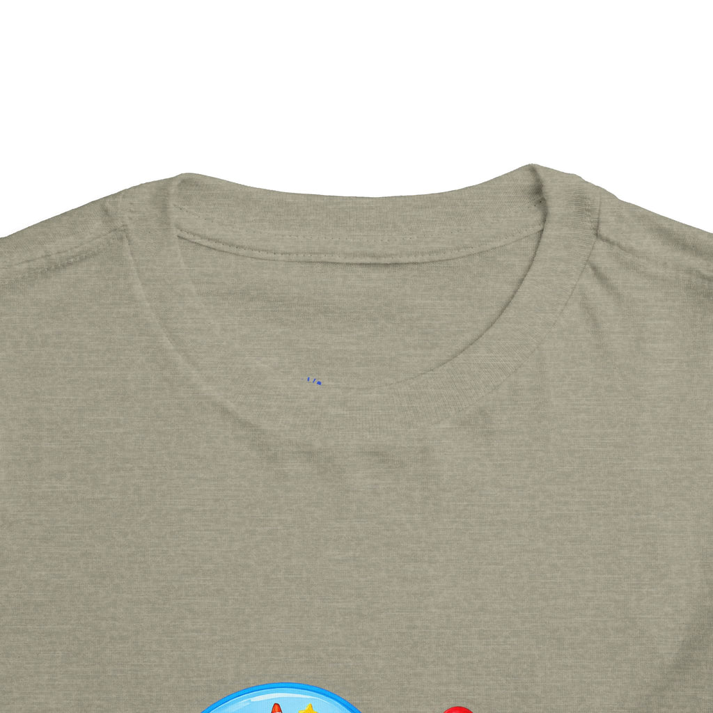 2nd Birthday Toddler Tee — Happy Birthday Number 2 with Cars & Balloons