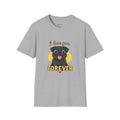 Pug Love T-Shirt — “I love you. FOREVER” Cute Black Pug Graphic Tee