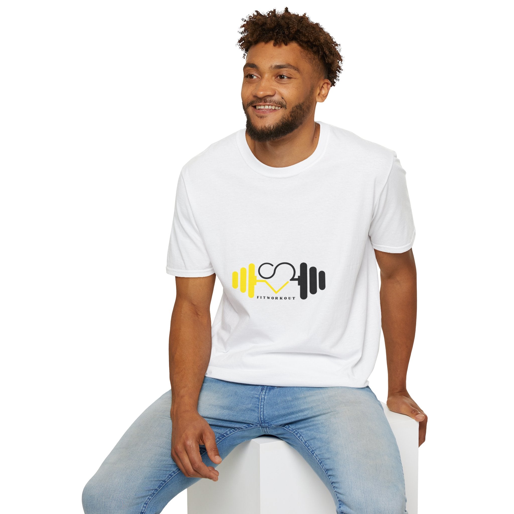 Weightlifting Heart Barbell T-Shirt — Fitness Gym Crusher Tee