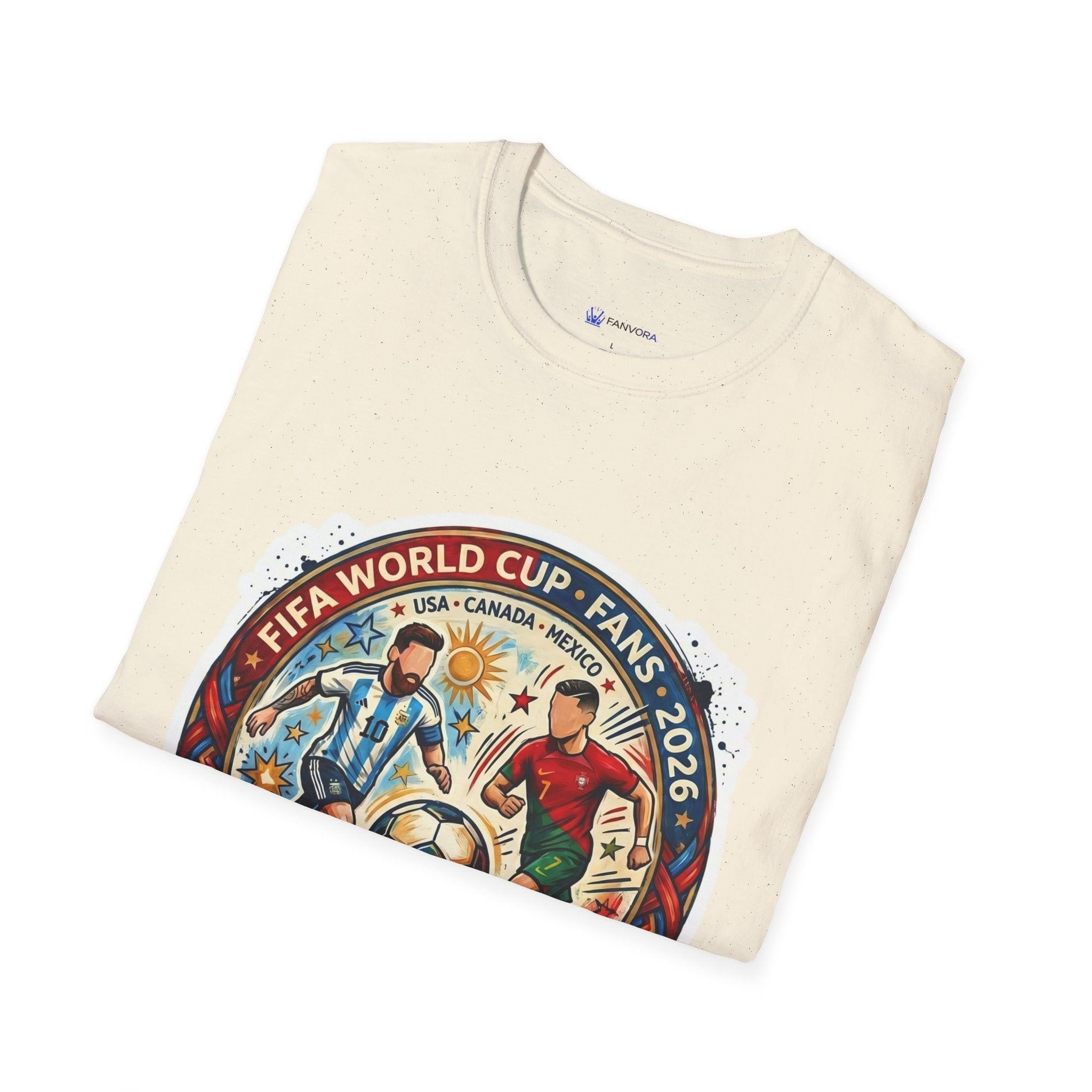 Unisex - Legends Unite Fans’ Choice World Cup T-Shirt — “Survival Pack: Chips & Hope”.