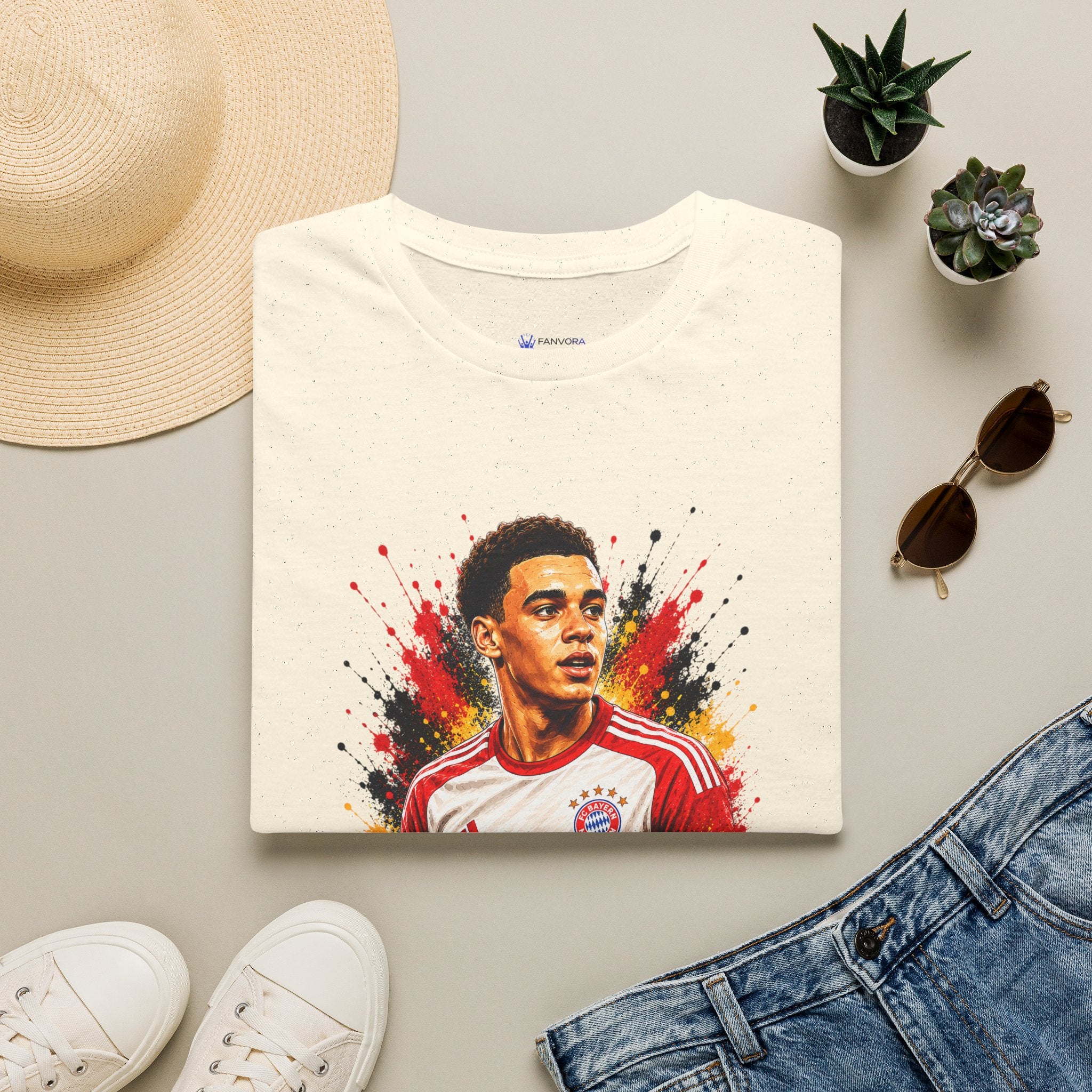 Soccer Player Jersey T-Shirt — Germany Legend Portrait Graphic Tee