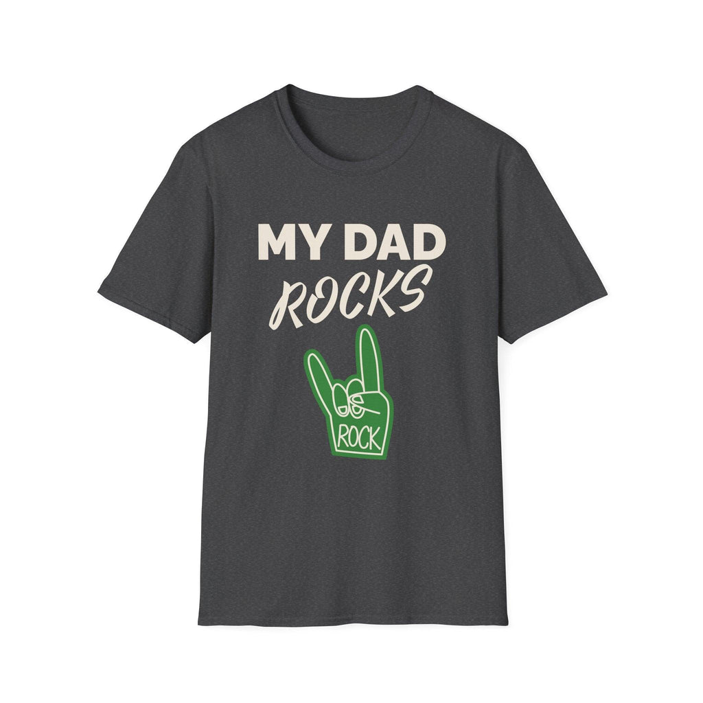 Bold My Dad Rocks cotton tee