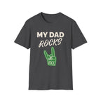 Bold My Dad Rocks cotton tee