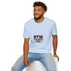 Gym Mode T-Shirt — Fitness Workout Tee with Dumbbell Graphic