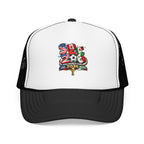 soccer cup 2026 Foam Trucker Hat — USA Soccer Patch Design