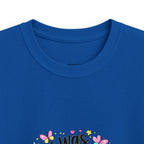 Kids Tee — ‘I Was 6 Now I’m 7’ Birthday Girl Cute Floral Design