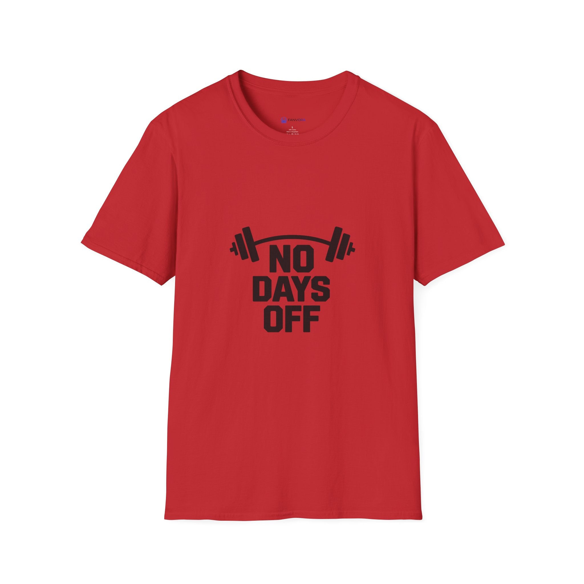 No Days Off T-Shirt — Motivational Gym Workout Tee