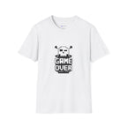 Game Over T-Shirt — Retro Pixel Skull Gamer Tee