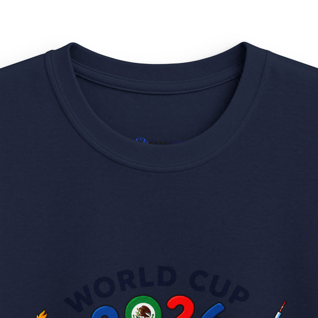 Kids Tee -  America Soccer Mascot & Landmarks