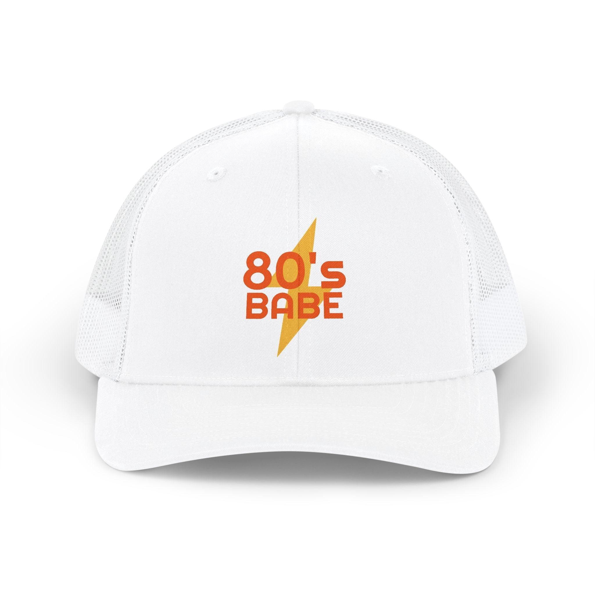 80’s Babe retro lightning bolt trucker cap