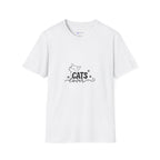 Cats Lover T-Shirt — Cute Minimal Cat Graphic Tee for Cat Moms & Pet Lovers