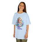 Kids Tee — 'Happy Birthday' Princess Floral Design