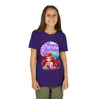Birthday Youth Tee - Cute Mermaid "Happy Birthday" Graphic