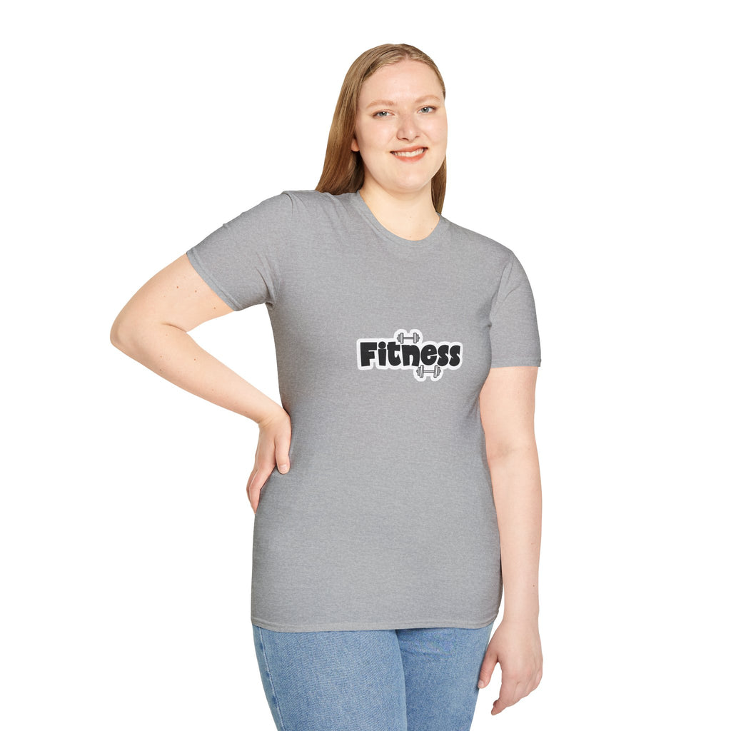 Fitness Graphic T-Shirt — Dumbbell Workout Tee for Gym Lovers