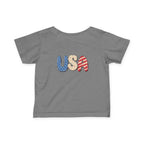 Infant 4th of July Tee — Cute USA Baby Patriotic Shirt.