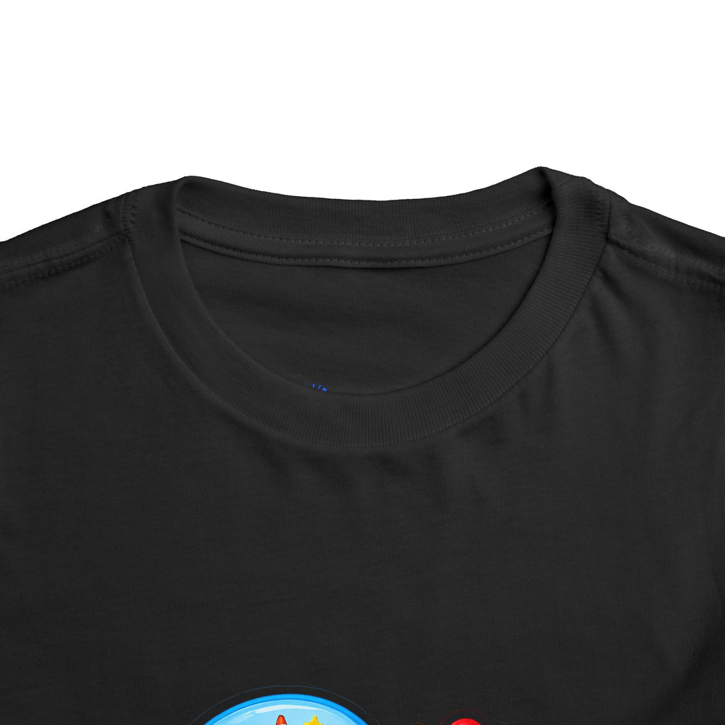 2nd Birthday Toddler Tee — Happy Birthday Number 2 with Cars & Balloons