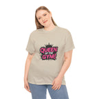 Queen of the Gym T-Shirt — Pink Crown Fitness Tee