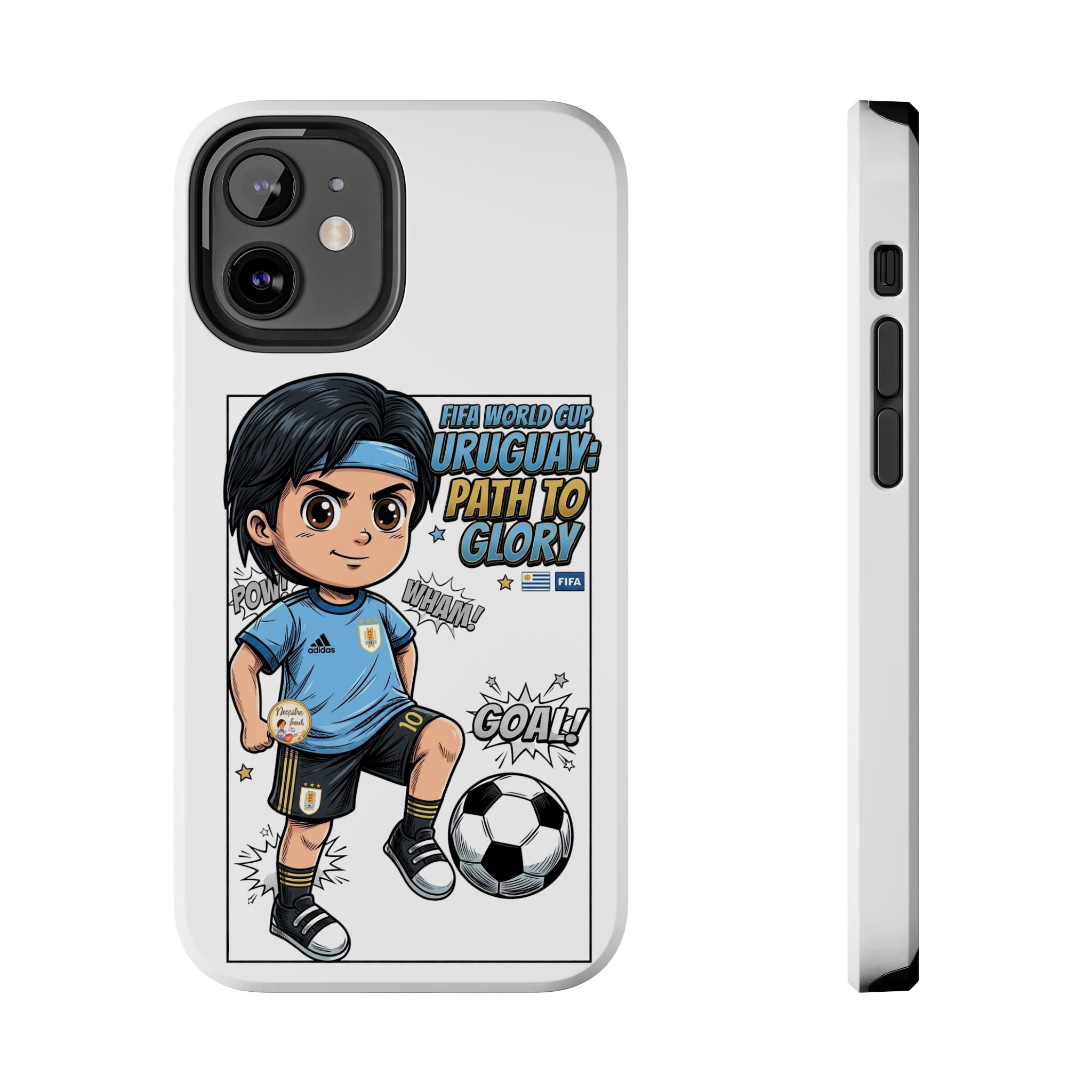 Uruguay Soccer Phone Case — Path to Glory "Goal!" Design