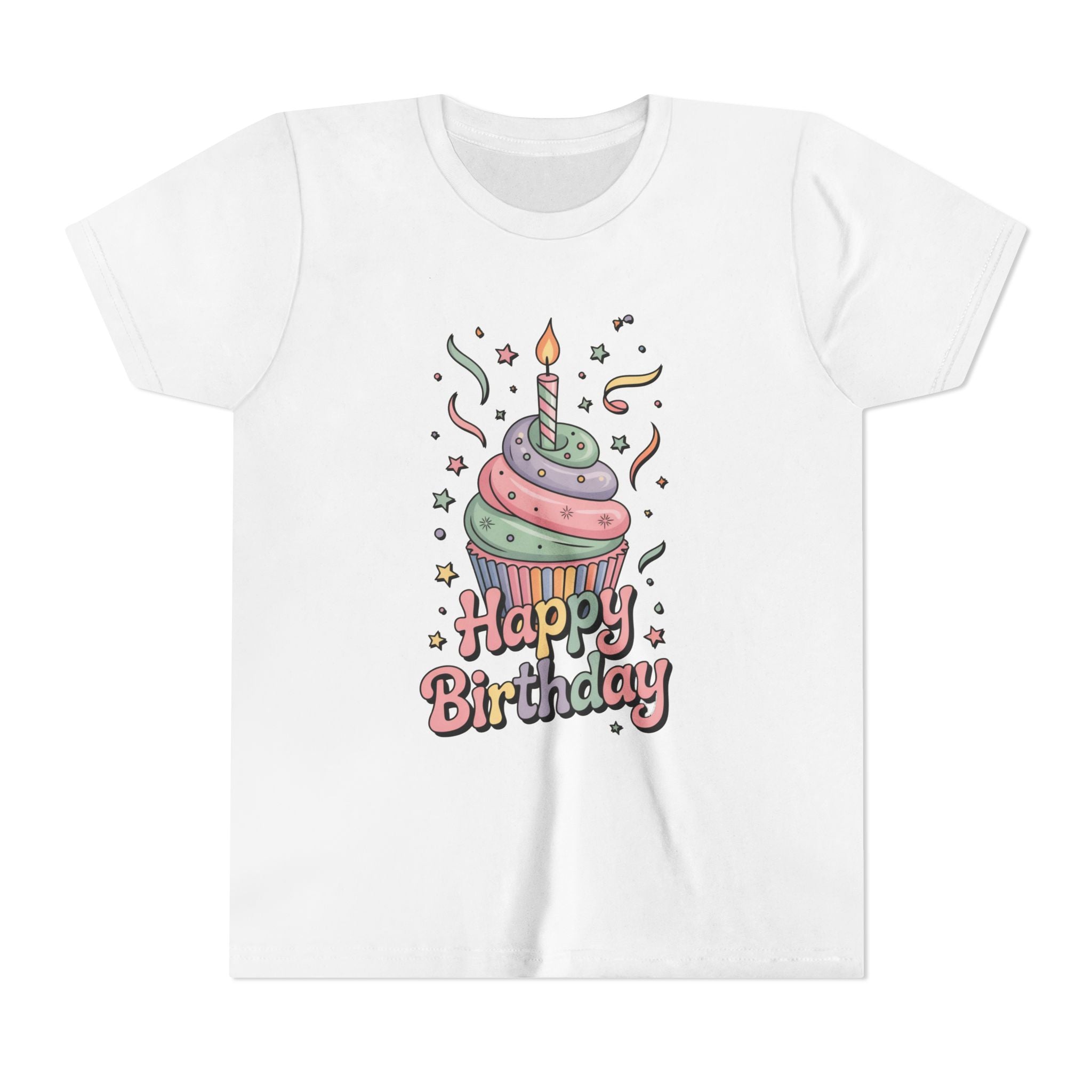 Kids "Happy Birthday" Cupcake Tee