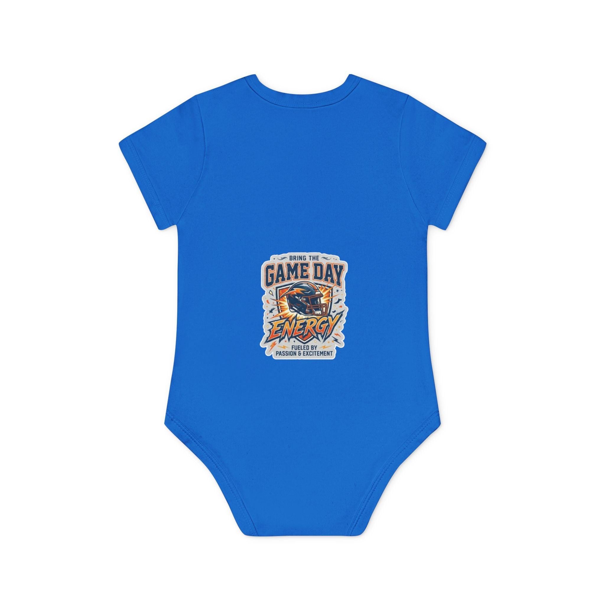 Baby Bodysuit - "France #10 Footballer Rising Star Fan Version" Future Soccer Player & Game Day Energy Organic Baby Onesie.