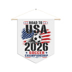 USA 2026 Soccer Championship Pennant – Road to USA Fan Banner