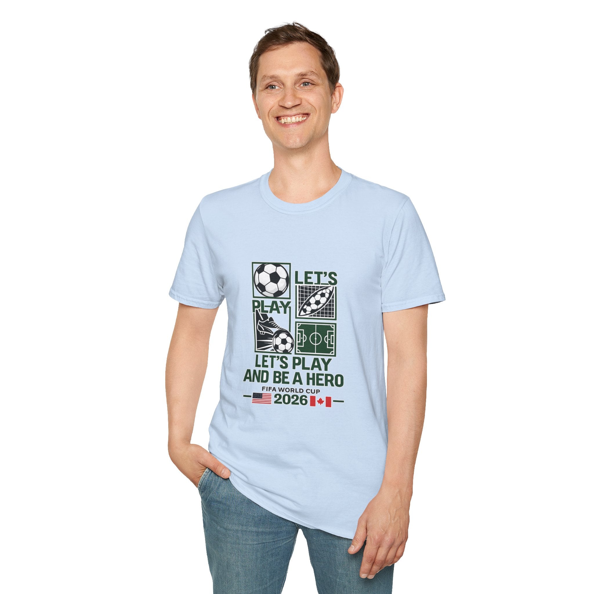 Soccer "Let's Play" T-Shirt — Fan Tee