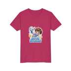 Youth Tee - Cute 'Super Strike!' Soccer Boy Graphic