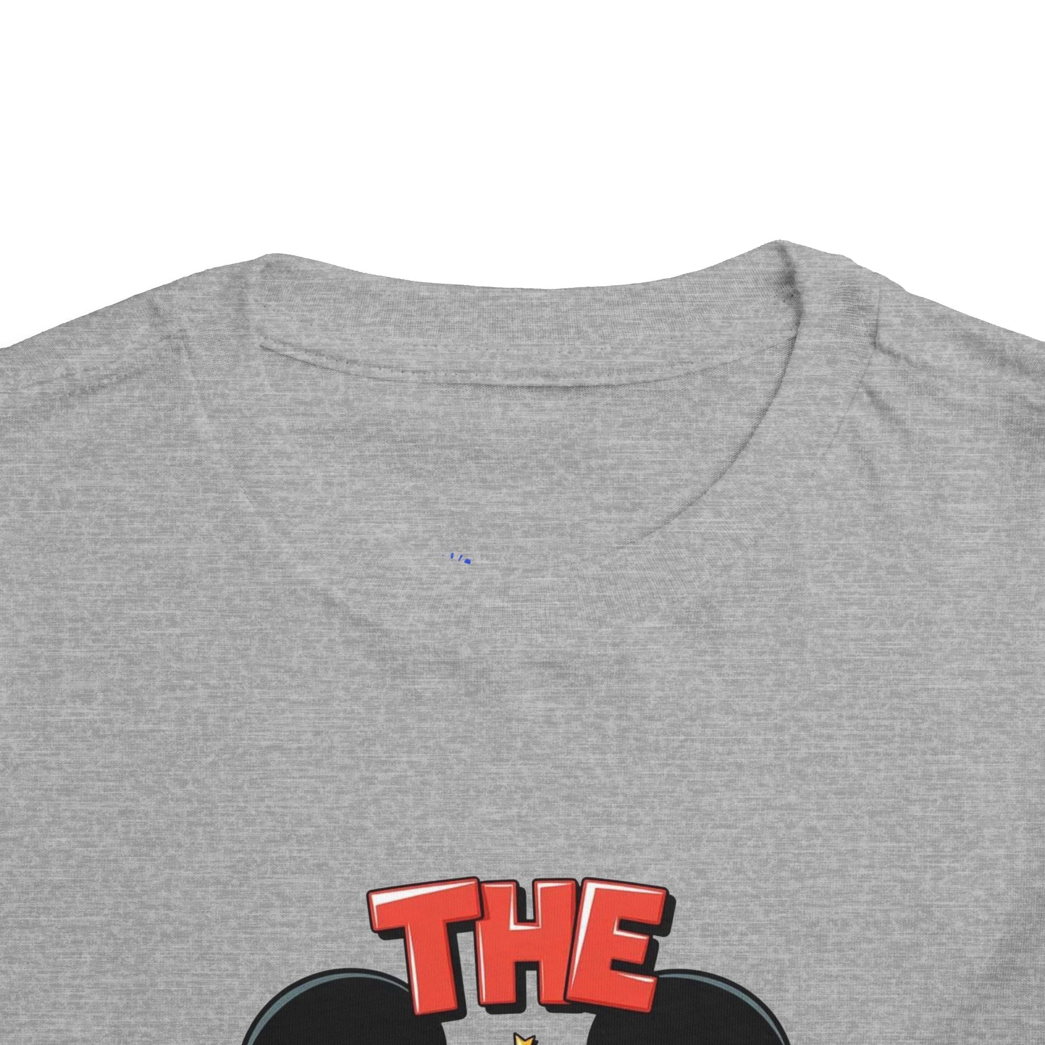 Toddler Tee — "The Birthday Boy" Cartoon Mouse Party Shirt
