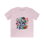 Kids Soccer  2026 Tee cartoon character