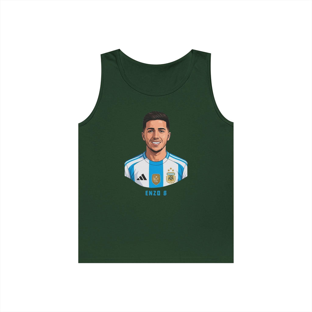 "I am Here to Stay" Argentina Soccer Star Tank Top — Jersey Portrait World Cup 2026.