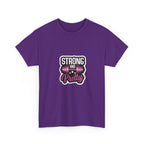 Strong and Pretty Tee — 'Strong and Pretty' Fitness Graphic T-Shirt