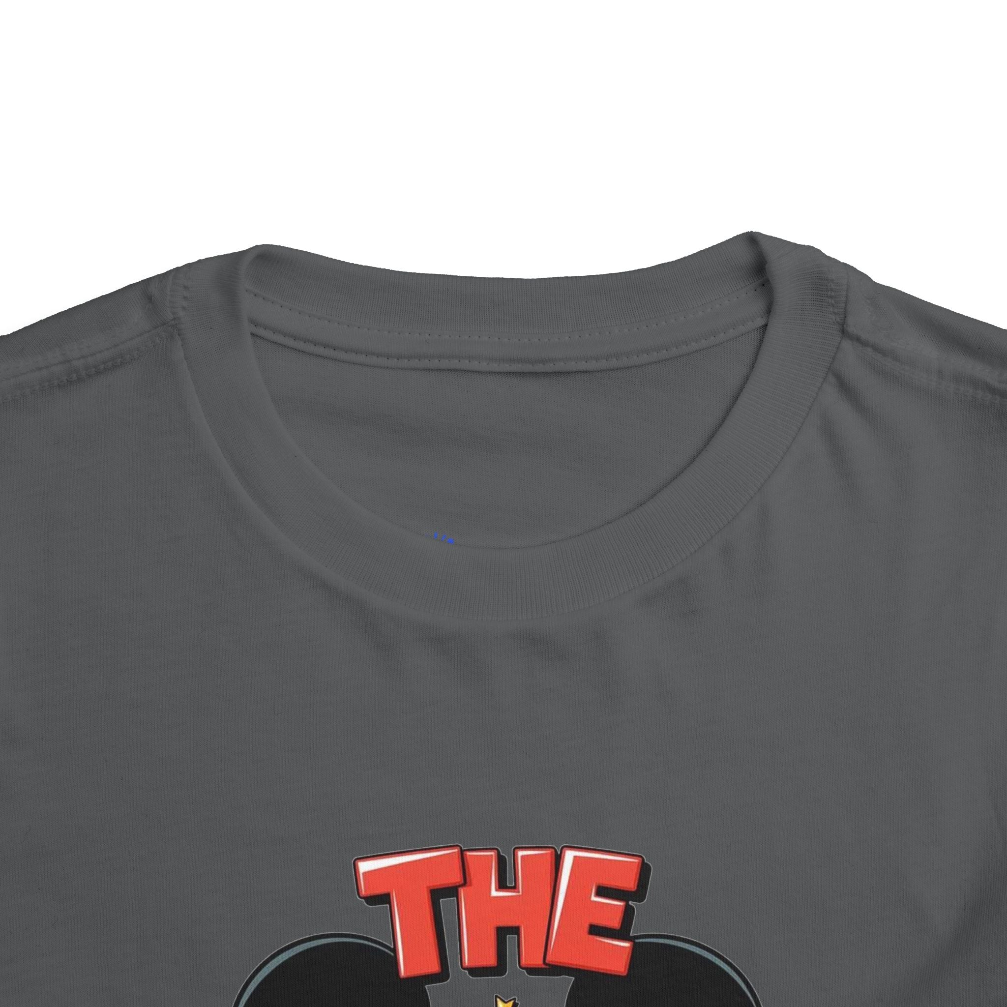 Toddler Tee — "The Birthday Boy" Cartoon Mouse Party Shirt