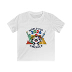 Kids Tee -  America Soccer Mascot & Landmarks