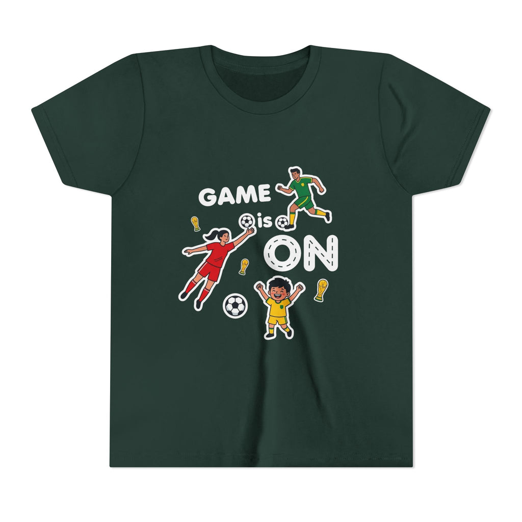 Kids Soccer Players T-Shirt 2026— Youth Football Team Tee