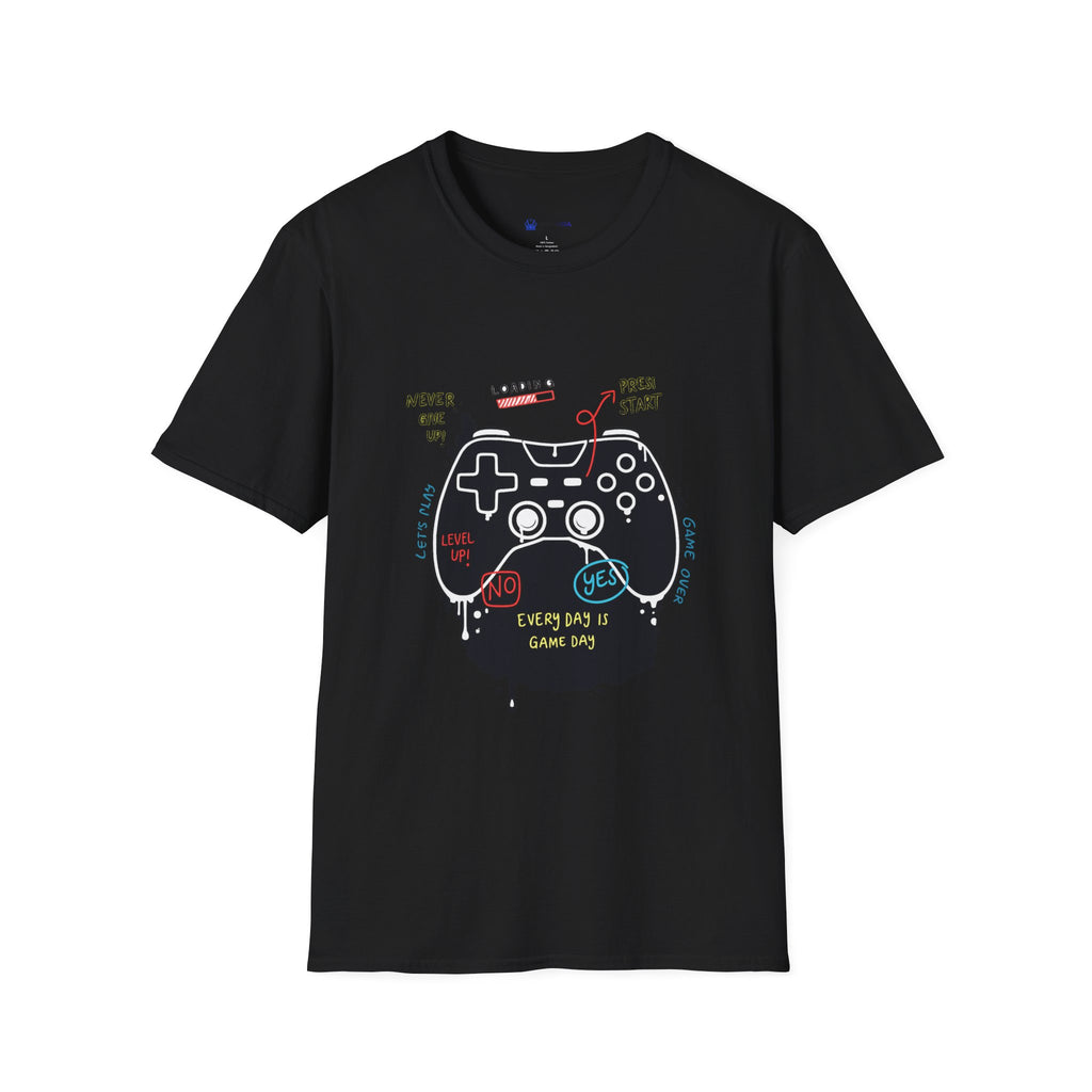Gamer Controller T-Shirt — Funny Retro Gamepad Design