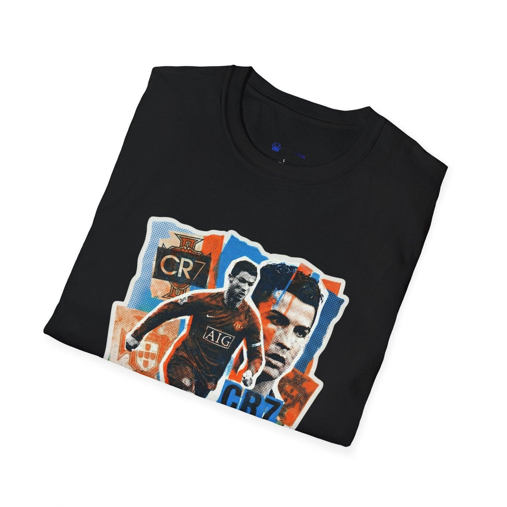 CR7 Soccer Graphic T-Shirt — Vintage Collage World Cup 2026 Fan Inspired.