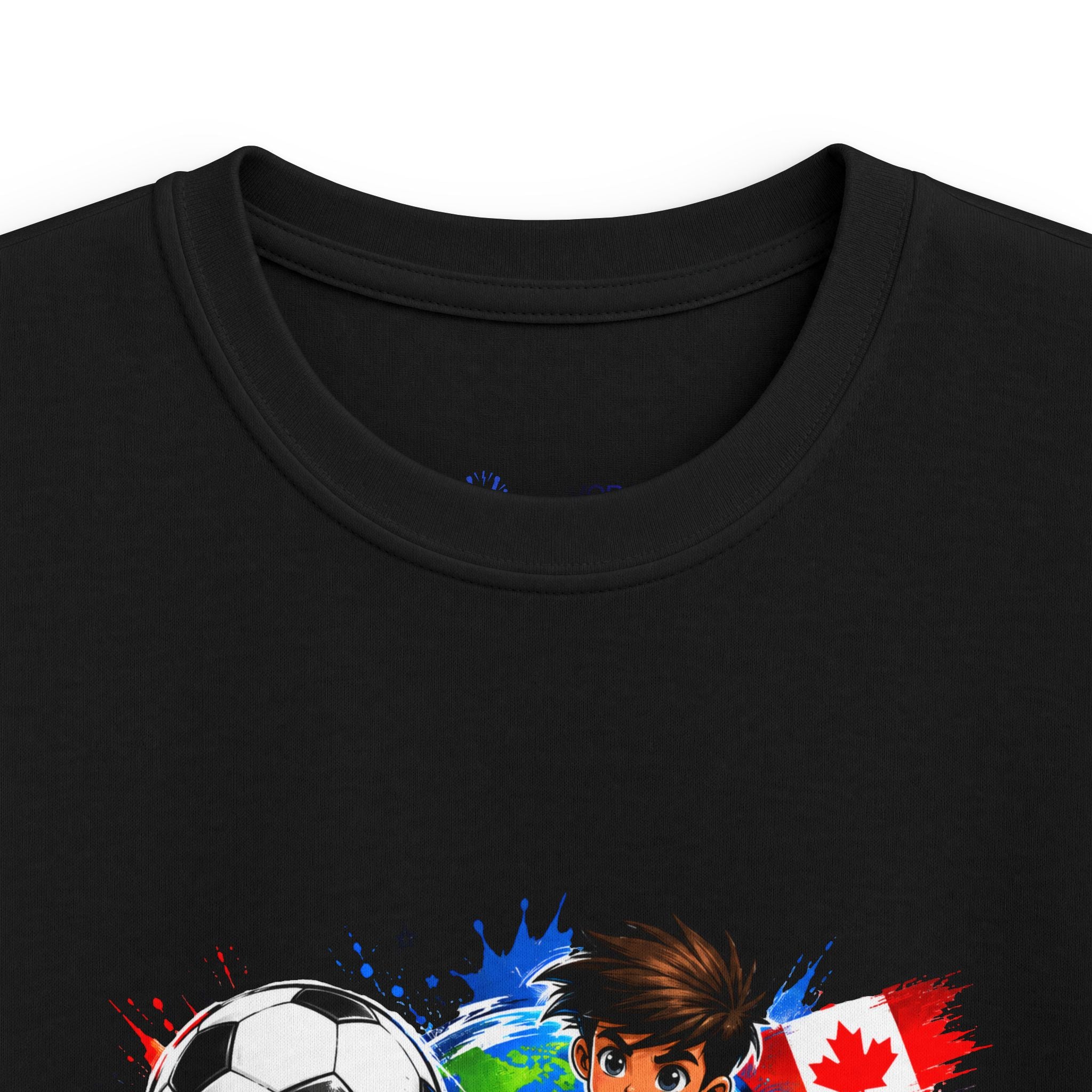 Kids Soccer  2026 Tee cartoon character