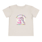 Toddler Unicorn 3rd Birthday Tee — "Happy 3rd Birthday!" Celebrate & Sparkle