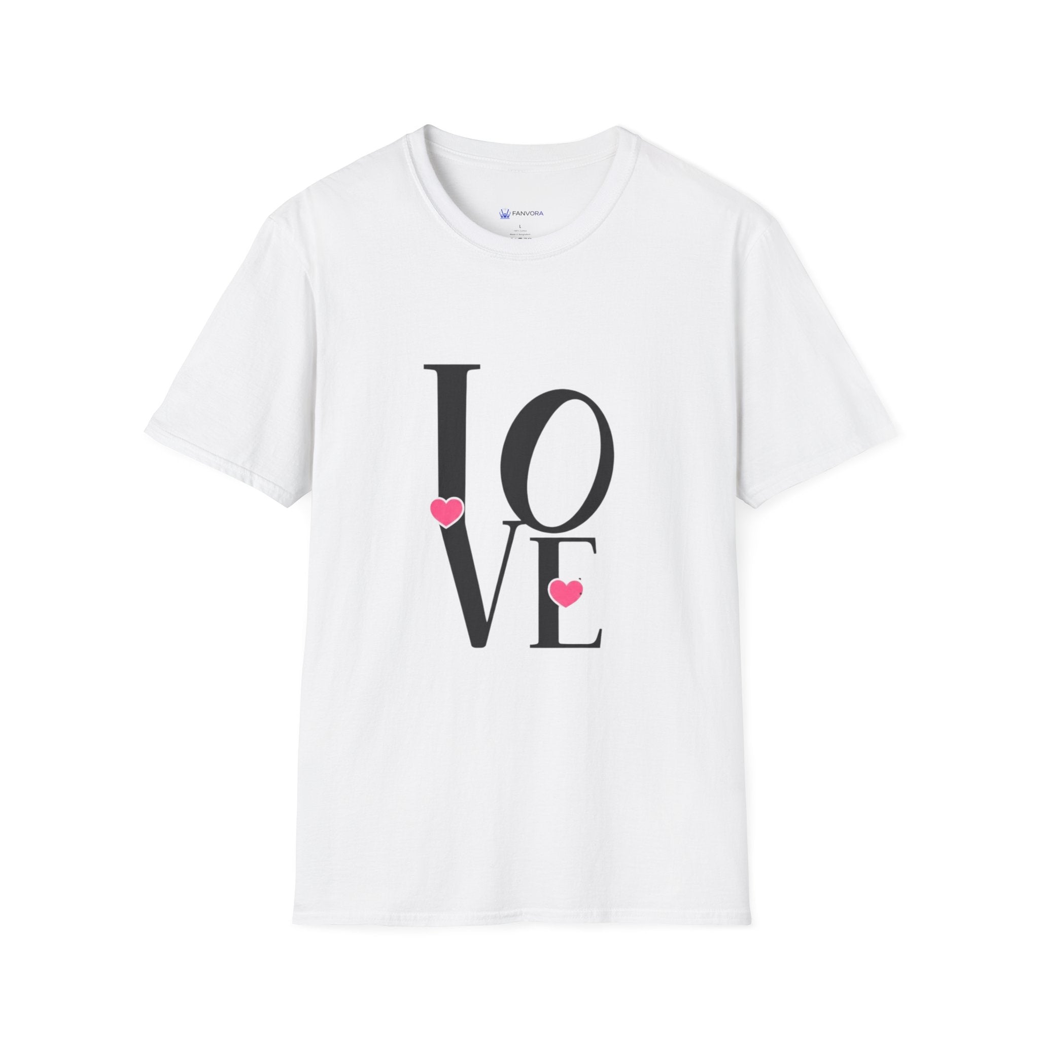 LOVE Heart Graphic T-Shirt — Romantic Valentine's Day Tee