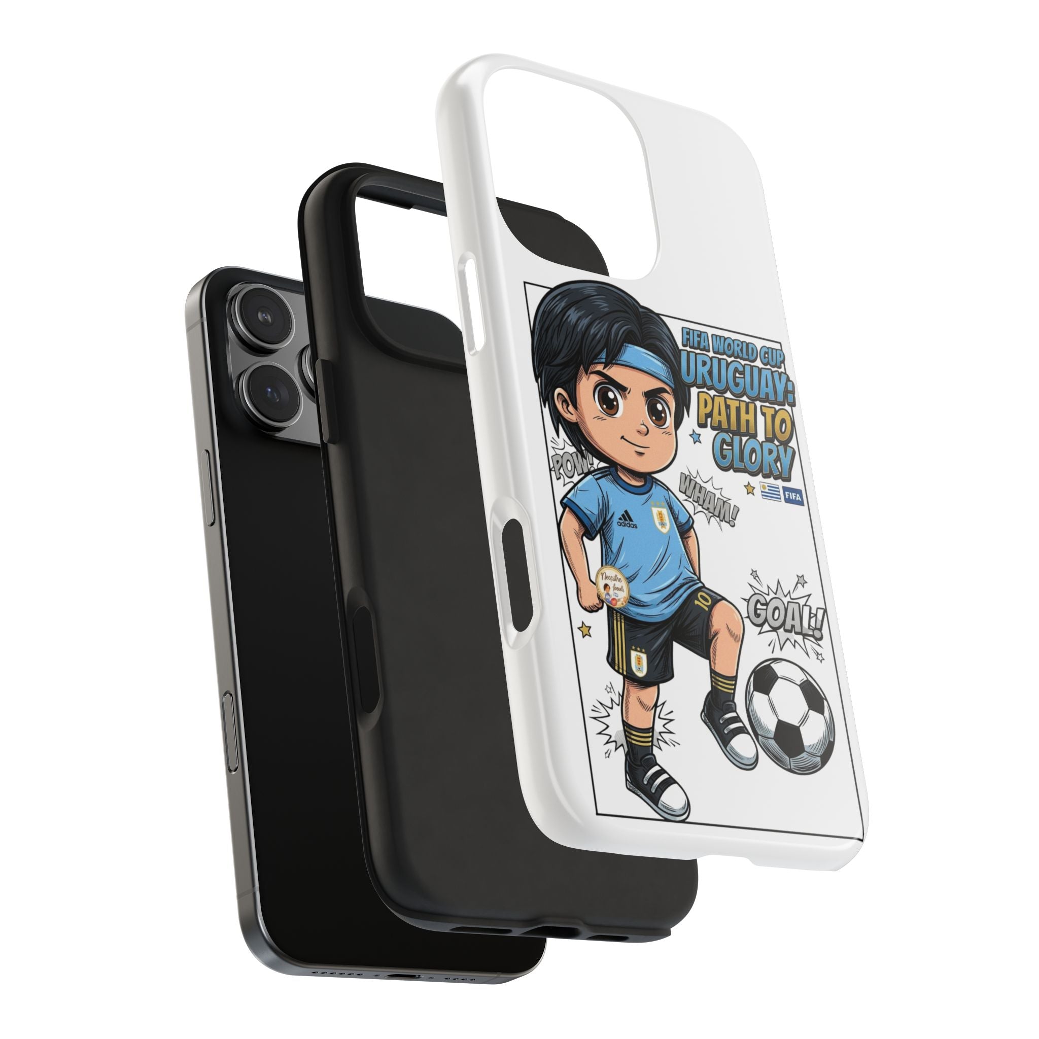 Uruguay Soccer Phone Case — Path to Glory "Goal!" Design