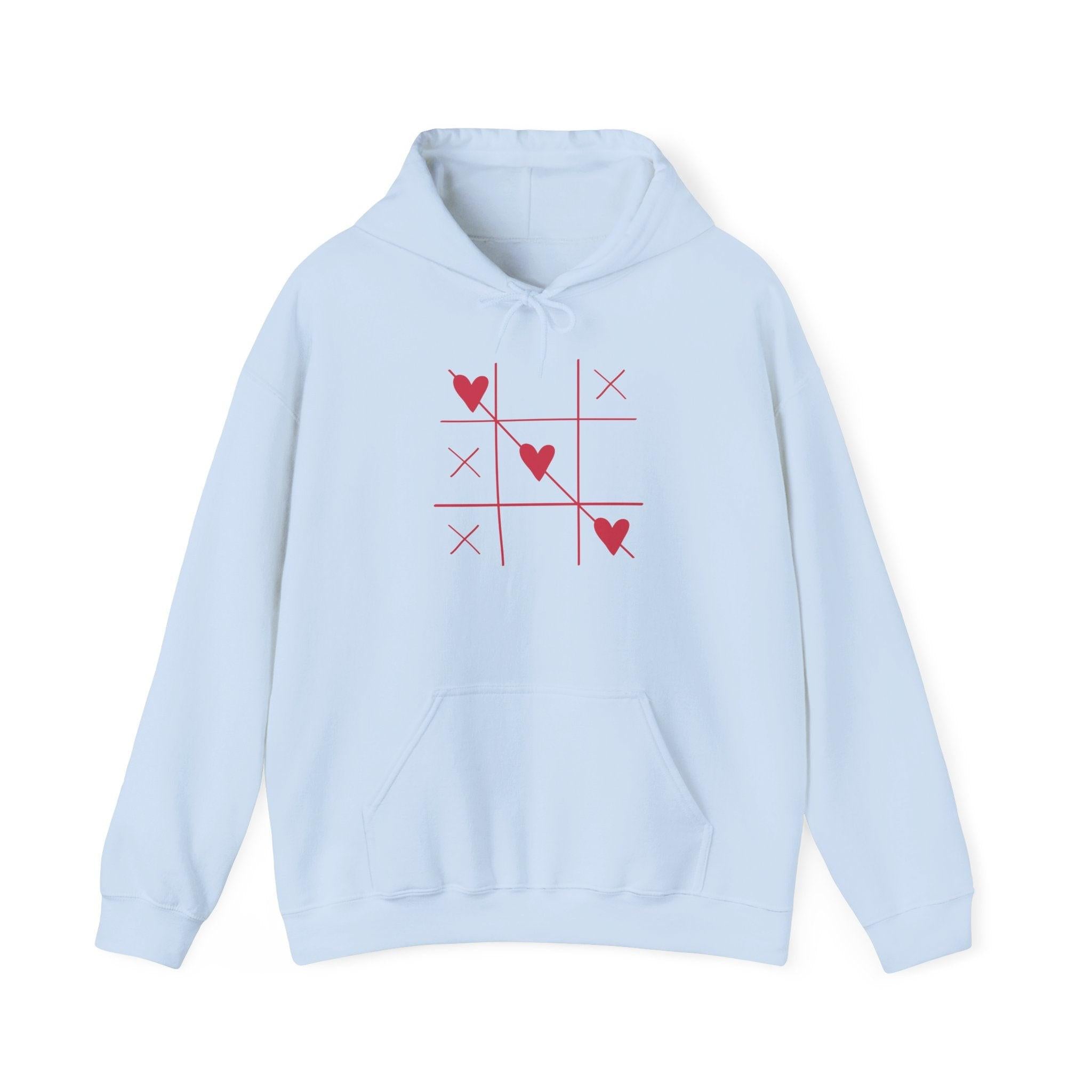 Valentine Hearts Hoodie — "I Only Have Eyes for You" Romantic Pullover.