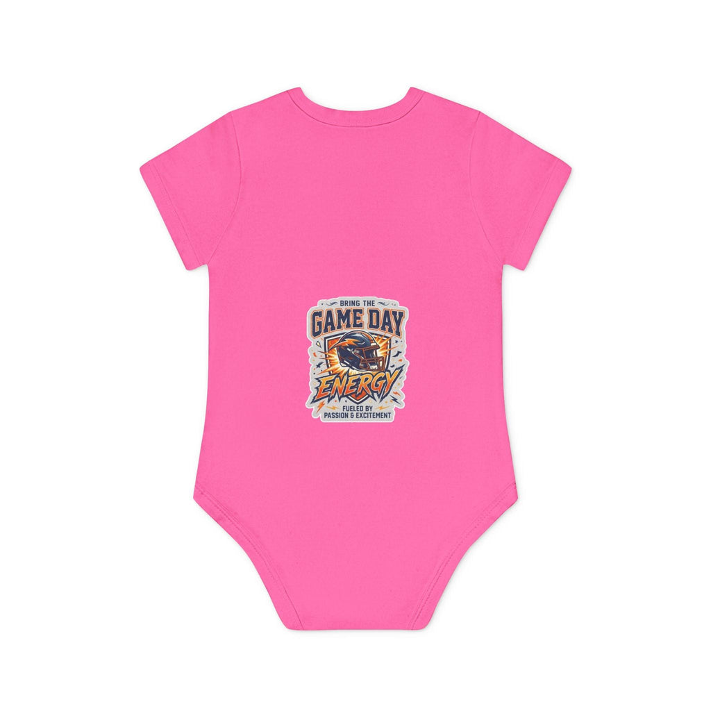Baby Bodysuit - "France #10 Footballer Rising Star Fan Version" Future Soccer Player & Game Day Energy Organic Baby Onesie.