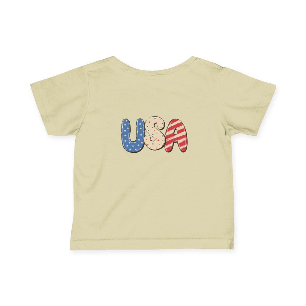 Infant 4th of July Tee — Cute USA Baby Patriotic Shirt.