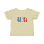 Infant 4th of July Tee — Cute USA Baby Patriotic Shirt.