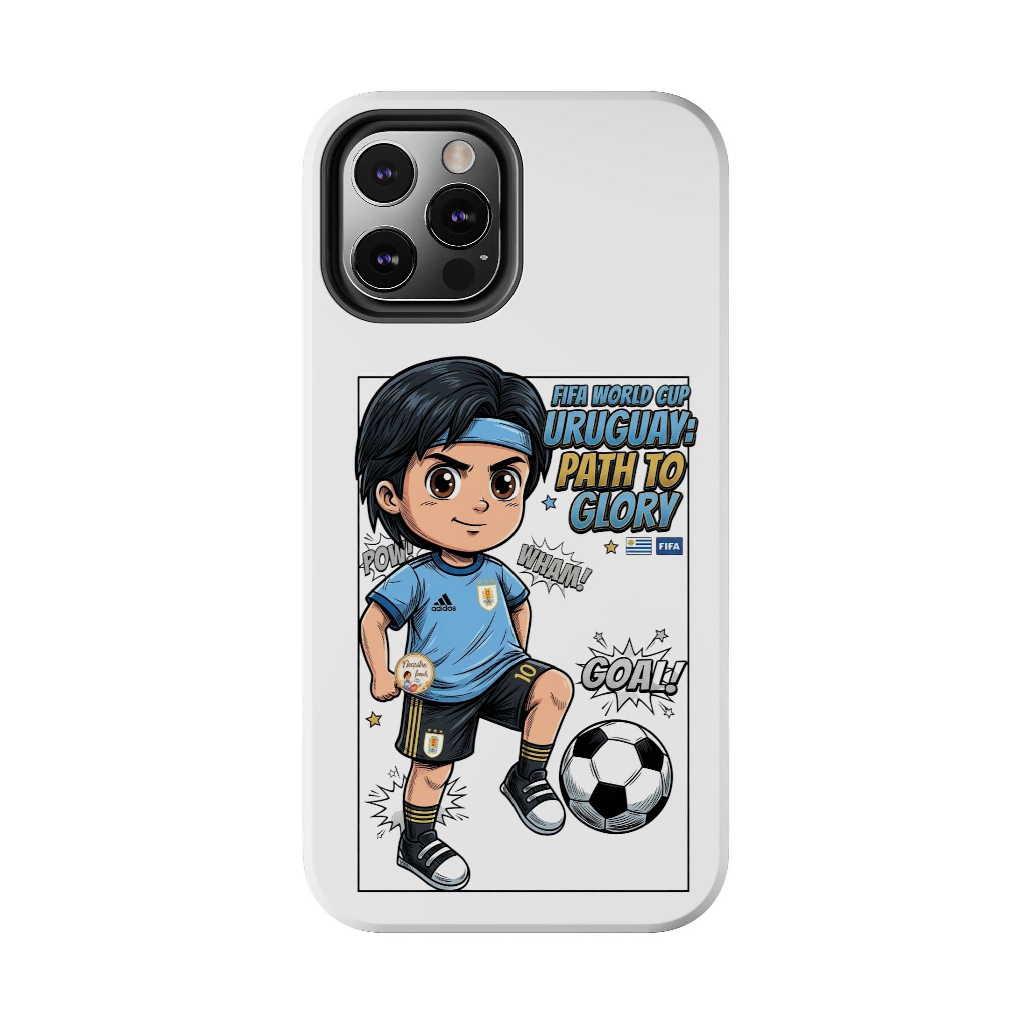 Uruguay Soccer Phone Case — Path to Glory "Goal!" Design