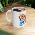 Soccer Mascot Ceramic Mug — Cute Animal Team Coffee Cup (11oz & 15oz)